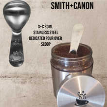 Load image into Gallery viewer, Stainless Steel Coffee Scoop | 2 Tablespoon Scoop | Exact Measuring Spoon for Coffee, Tea, Sugar, Flour | Pour over spoon shipping included