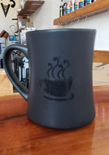 Load image into Gallery viewer, Smith and Canon Coffee Mug | Black Coffee 16 oz Ceramic Coffee Cups with Large Handles for Men Women |Porcelain Big Mug for Tea, Latte, and Coffee | Easy to Clean &amp; Hold
