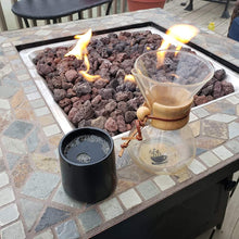 Load image into Gallery viewer, Chemex glass coffee maker/dripper with Paperless V-60 Filter by Smith+Canon
