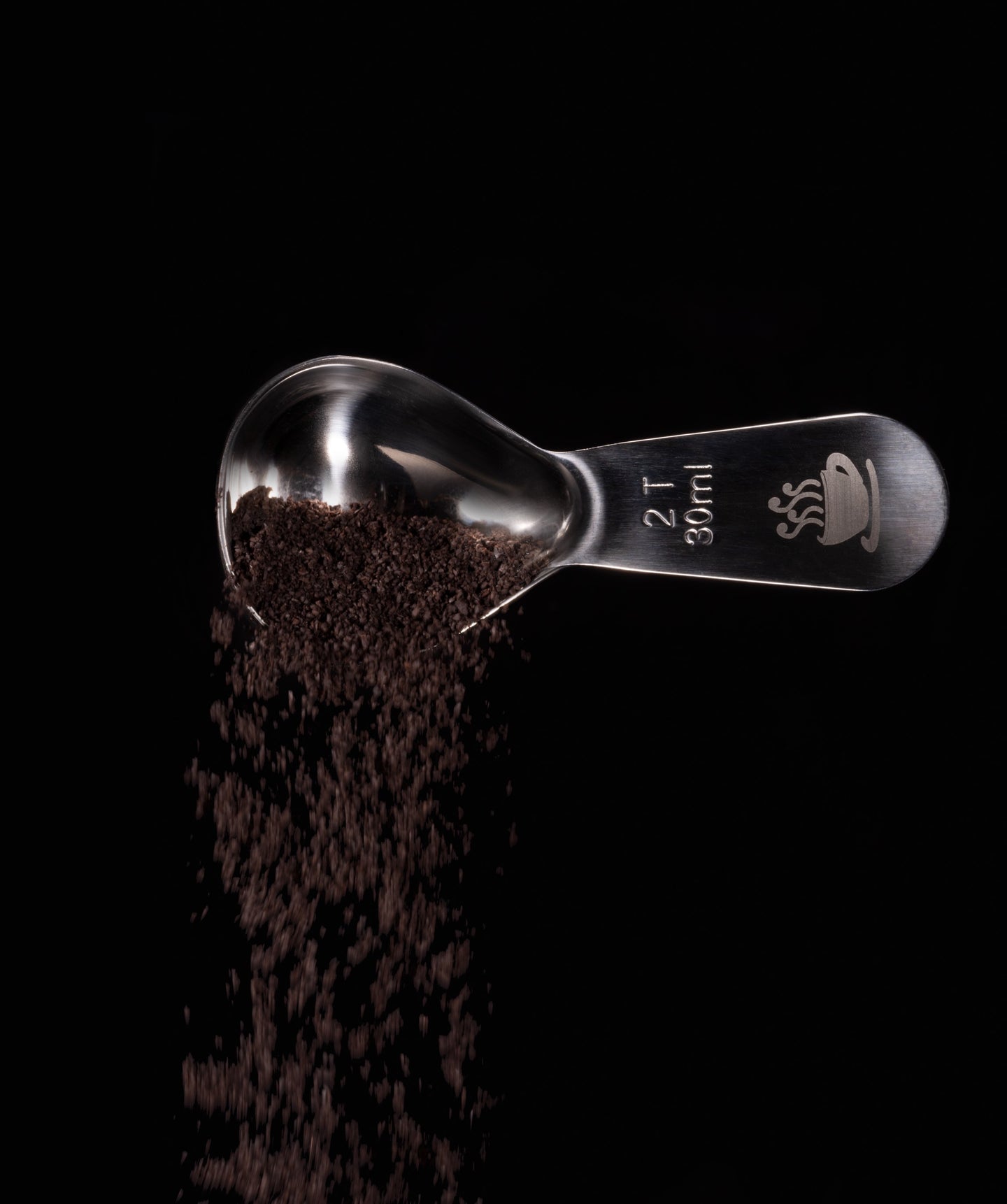 Stainless Steel Coffee Scoop | 2 Tablespoon Scoop | Exact Measuring Spoon for Coffee, Tea, Sugar, Flour | Pour over spoon shipping included