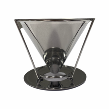 Load image into Gallery viewer, V-60 Stainless Steel Paperless Filter w/cup stand for Pour-Over Smith+Canon
