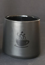 Load image into Gallery viewer, Smith+Canon matte black 230ml Cappuccino/Espresso cup
