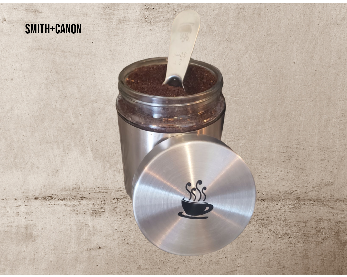 Stainless Steel Coffee Canister 