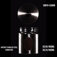 Load image into Gallery viewer, Airtight Stainless Steel Coffee Canister
