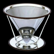Load image into Gallery viewer, V-60 Stainless Steel Paperless Filter w/cup stand for Pour-Over Smith+Canon
